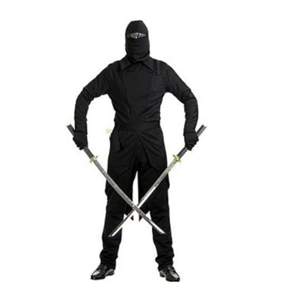 GI black Ninja costume adult small
